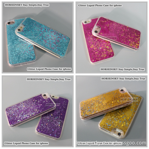 Glitter Case Quicksand TPU PC Case for iPhone6s